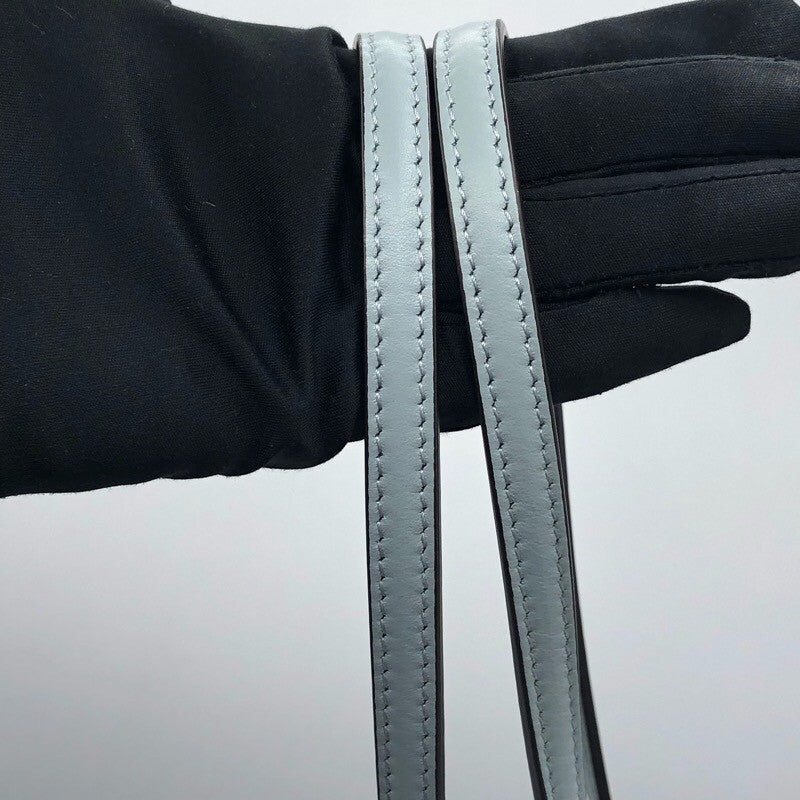 フェンディ FENDI オリガミ ミニ 8BS083 ライトブルー カーフ レディース ショルダーバッグ