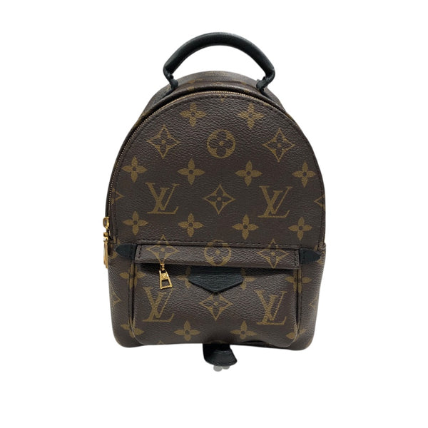 ルイ・ヴィトン LOUIS VUITTON ﾊﾟｰﾑｽﾌﾟﾘﾝｸﾞｽﾊﾞｯｸﾊﾟｯｸMINI M44873 ブラウン PVC ユニセックス リュック・デイパック