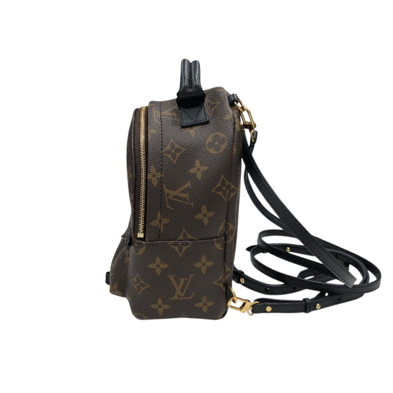 ルイ・ヴィトン LOUIS VUITTON ﾊﾟｰﾑｽﾌﾟﾘﾝｸﾞｽﾊﾞｯｸﾊﾟｯｸMINI M44873 ブラウン PVC ユニセックス リュック・デイパック