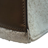 フェンディ FENDI サンシャインミディアム 8BH386 クリーム シアリング レディース トートバッグ