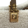 フェンディ FENDI サンシャインミディアム 8BH386 クリーム シアリング レディース トートバッグ