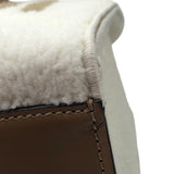 フェンディ FENDI サンシャインミディアム 8BH386 クリーム シアリング レディース トートバッグ