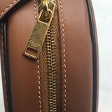 セリーヌ CELINE クロスボディオーバルパースキュイルトリオンフ 10I703 タン スムースカーフ レディース ショルダーバッグ