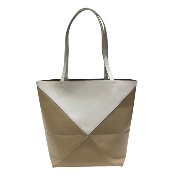 ロエベ LOEWE パズルフォルドトート A779G50X18 アイボリー・ベージュ カーフ レディース トートバッグ