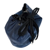 ディオールオム DIOR HOMME ドローストリング　バケットバッグ ネイビー ナイロン レディース その他バッグ