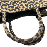 クリスチャン・ディオール Christian Dior ブックトート ミディアム M1296 レオパード キャンバス レディース ハンドバッグ