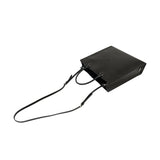 プラダ PRADA エンボスロゴトートバッグ 1BA332 ブラック　シルバー金具 カーフ ユニセックス トートバッグ