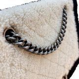 シャネル CHANEL ボーイシャネル　チェーントートバッグ ベージュ・ブラック ムートン レディース トートバッグ