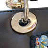 クリスチャン・ディオール Christian Dior レディディオールラージ ブラック　ゴールド・シルバー金具 ボックスカーフ レディース トートバッグ