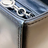 クリスチャン・ディオール Christian Dior レディディオールラージ ブラック　ゴールド・シルバー金具 ボックスカーフ レディース トートバッグ