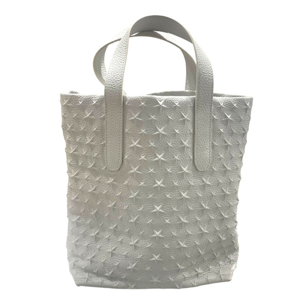 ジミーチュウ JIMMY CHOO スターエンポストート ホワイト レザー レディース トートバッグ