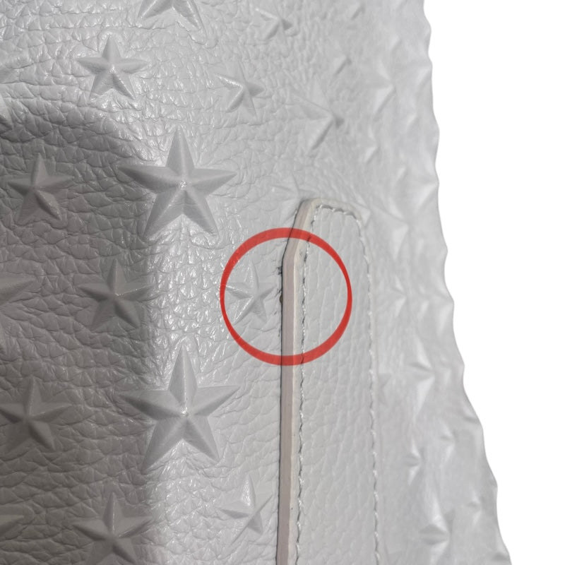 ジミーチュウ JIMMY CHOO スターエンポストート ホワイト レザー レディース トートバッグ