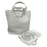 ジミーチュウ JIMMY CHOO スターエンポストート ホワイト レザー レディース トートバッグ