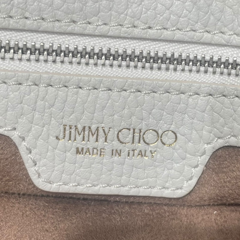 ジミーチュウ JIMMY CHOO スターエンポストート ホワイト レザー レディース トートバッグ