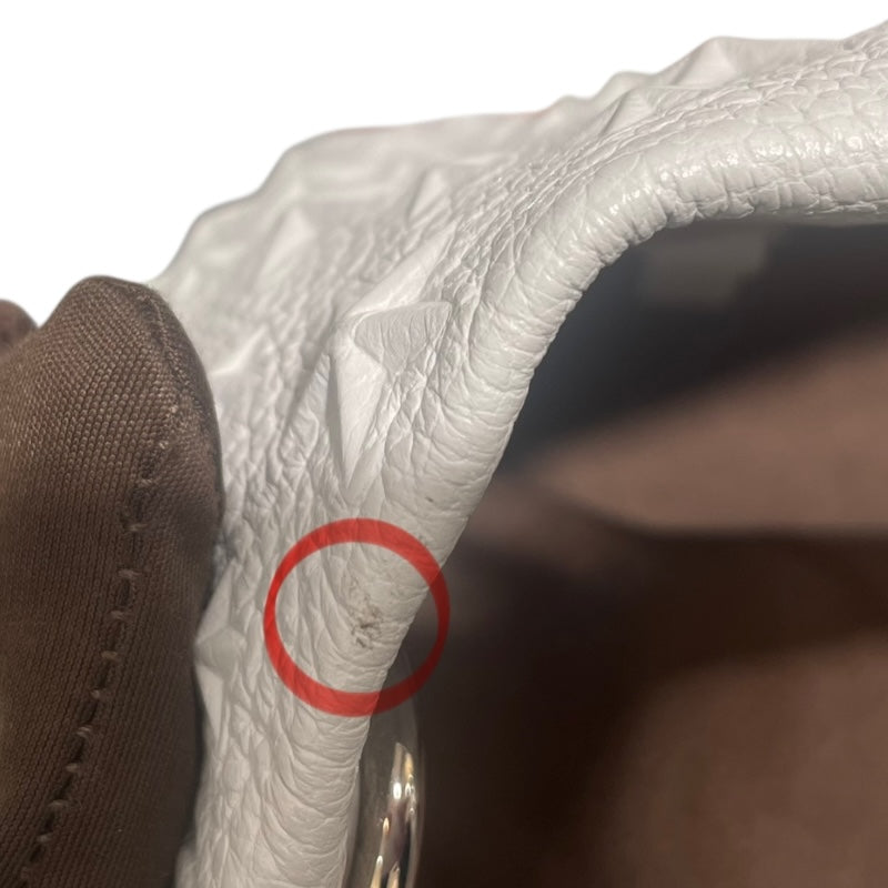 ジミーチュウ JIMMY CHOO スターエンポストート ホワイト レザー レディース トートバッグ