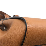 ロエベ LOEWE ハンモック ドローストリングスモール ブラウン カーフ/タン レディース ハンドバッグ