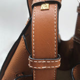 ロエベ LOEWE ハンモック ドローストリングスモール ブラウン カーフ/タン レディース ハンドバッグ