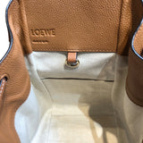 ロエベ LOEWE ハンモック ドローストリングスモール ブラウン カーフ/タン レディース ハンドバッグ