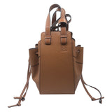 ロエベ LOEWE ハンモック ドローストリングスモール ブラウン カーフ/タン レディース ハンドバッグ