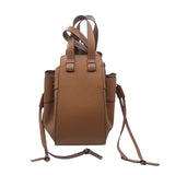 ロエベ LOEWE ハンモック ドローストリングスモール ブラウン カーフ/タン レディース ハンドバッグ