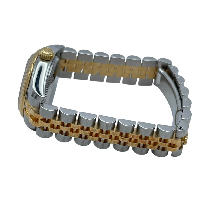 ロレックス ROLEX デイトジャスト ホリコン G番 179173G ゴールド K18/SS レディース 腕時計