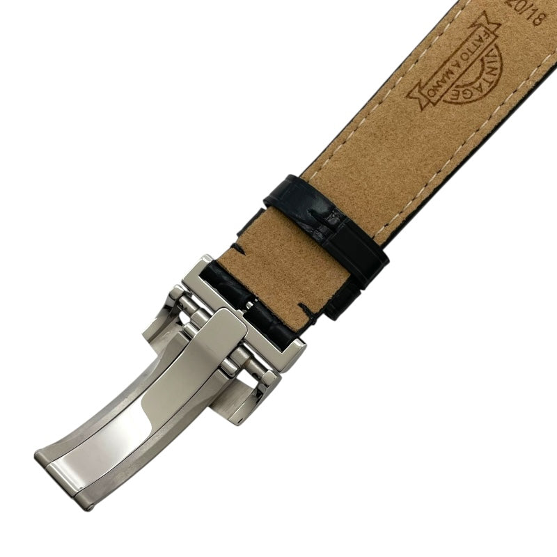 グラスフュッテ・オリジナル GLASHUTTE ORIGINAL パノマティック ルナ 1-90-02-43-32-50 グレー SS 自動巻き メンズ 腕時計