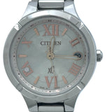 シチズン CITIZEN クロスシー ES8080-68A シルバー チタン ソーラー レディース 腕時計