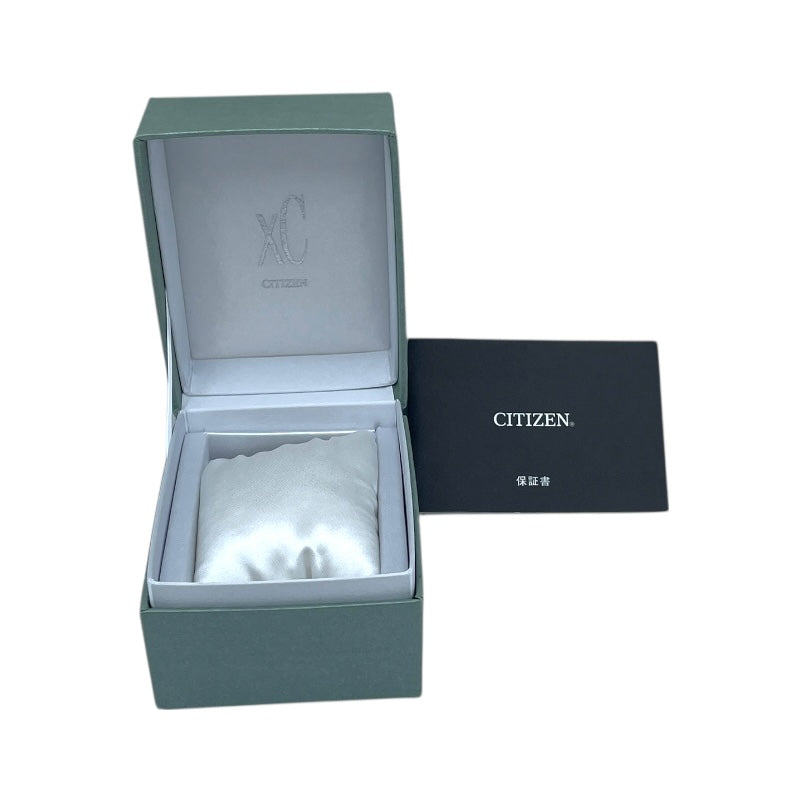 シチズン CITIZEN クロスシー ES8080-68A シルバー チタン ソーラー