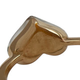 750PG クォーツ・ダイヤリング ピンクゴールド Au750 クォーツ ジュエリー