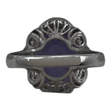 Pt900 ラベンダーヒスイリング プラチナ Pt900 翡翠 ジュエリー