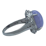 Pt900 ラベンダーヒスイリング プラチナ Pt900 翡翠 ジュエリー