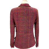 シャネル CHANEL ココマークボタンツイードジャケット P11604 レッド ツイード レディース その他アウター