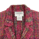 シャネル CHANEL ココマークボタンツイードジャケット P11604 レッド ツイード レディース その他アウター