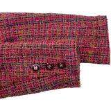 シャネル CHANEL ココマークボタンツイードジャケット P11604 レッド ツイード レディース その他アウター