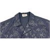 エルメス HERMES フルールテクニックオープンカラー半袖シャツ H552300HE ブラック コットン メンズ 半袖Ｔシャツ