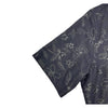 エルメス HERMES フルールテクニックオープンカラー半袖シャツ H552300HE ブラック コットン メンズ 半袖Ｔシャツ