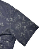 エルメス HERMES フルールテクニックオープンカラー半袖シャツ H552300HE ブラック コットン メンズ 半袖Ｔシャツ
