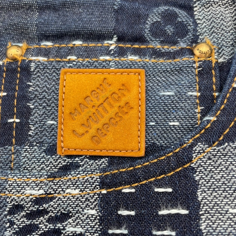 ルイ・ヴィトン LOUIS VUITTON ダミエデニムスケートパンツ 1AILSK