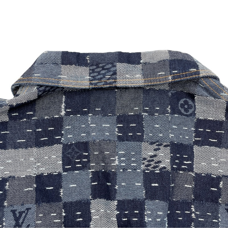 ルイ・ヴィトン LOUIS VUITTON ×NIGO 再構築ダミエ総柄デニム