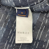 ルイ・ヴィトン LOUIS VUITTON ×NIGO 再構築ダミエ総柄デニムジャケット HTA80W ブルー コットン メンズ デニムジャケット