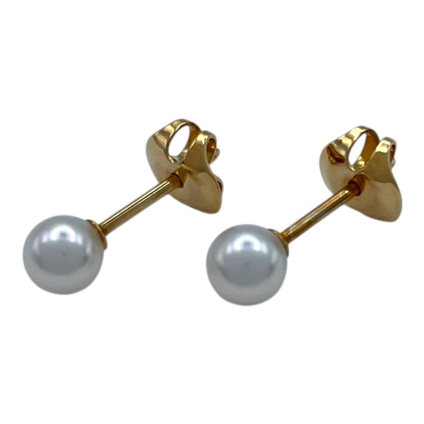 ミキモト MIKIMOTO K18 パールピアス ゴールド K18 パール ジュエリー