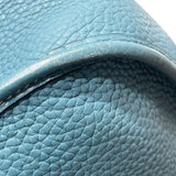 エルメス HERMES エヴリン GM □H刻 ブルージーン SV金具 トリヨン レディース ショルダーバッグ