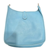 エルメス HERMES エヴリン GM □H刻 ブルージーン SV金具 トリヨン レディース ショルダーバッグ