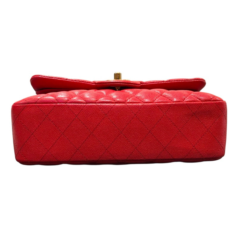 シャネル CHANEL マトラッセ23 A01113 レッド ゴールド金具 キャビアスキン レディース ショルダーバッグ
