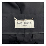 サンローラン SAINT LAURENT ウールスラックスパンツ 509520 ブラック ウール メンズ パンツ