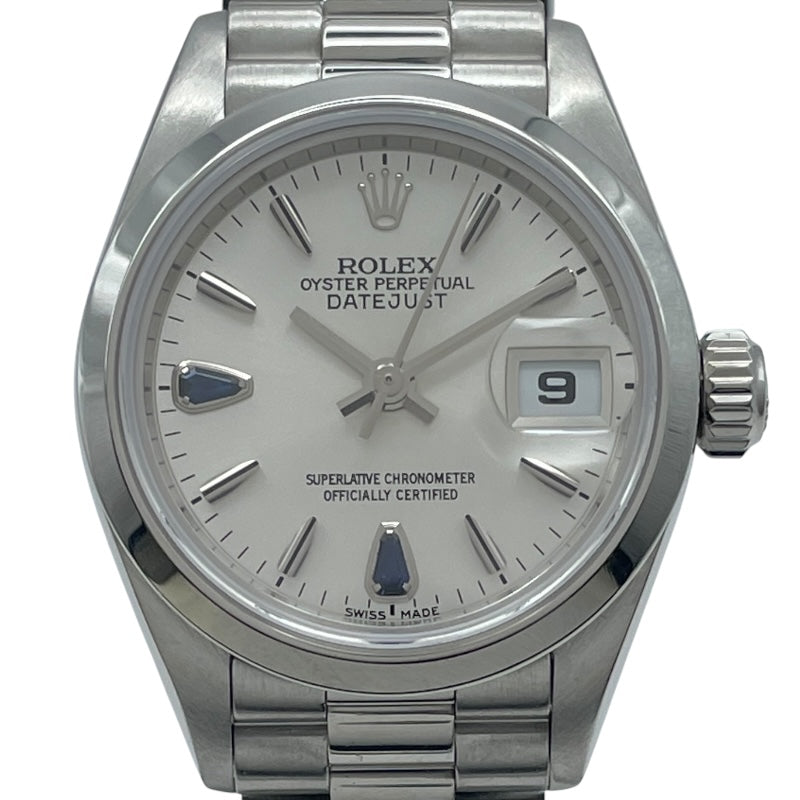 ロレックス ROLEX デイトジャスト 69166 プラチナ Pt950 レディース