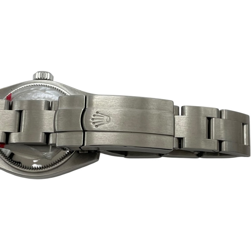 ロレックス ROLEX オイスターパーペーチュアル26 176200 ブラック SS 自動巻き レディース 腕時計