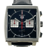 タグ・ホイヤー TAG HEUER モナコ キャリバーホイヤー02 クロノグラフ CBL2113.FC6177 ブラック SS 自動巻き メンズ 腕時計