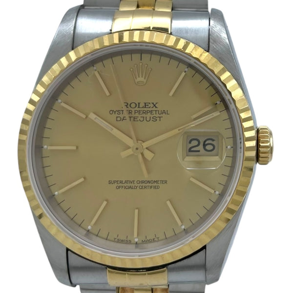 新品 ROLEX デイトジャストK18.SSコンビ 　2コマ16233など ロレックス ROLEX デイトジャスト 16233 ゴールド K18/SS 自動巻き