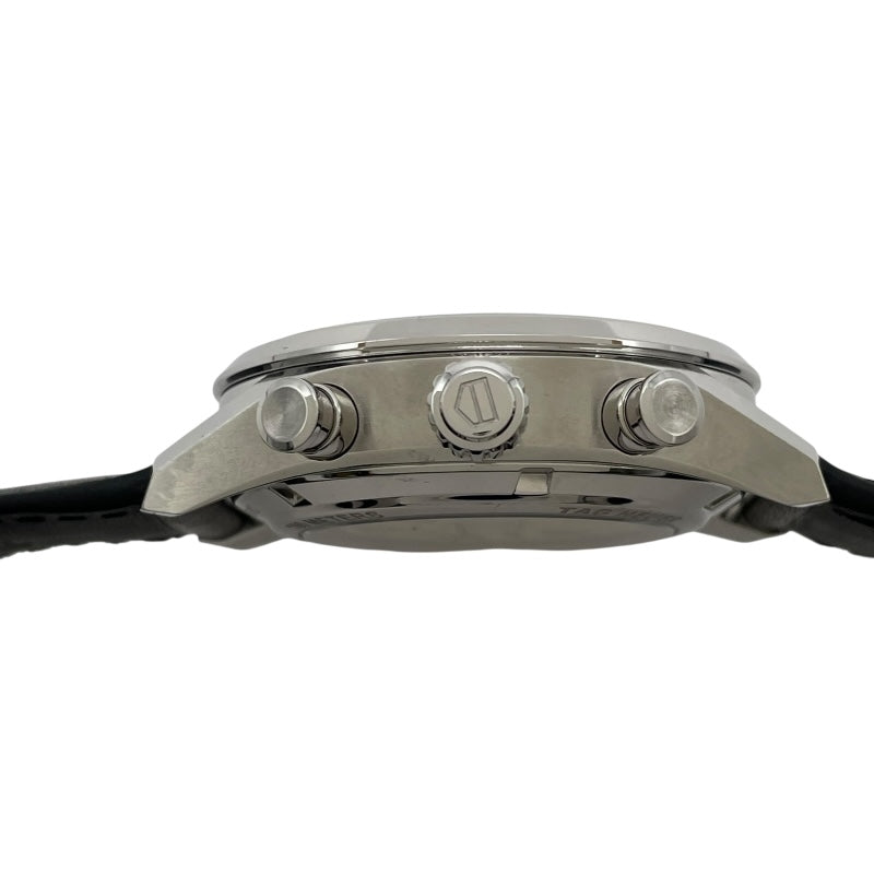 タグ・ホイヤー TAG HEUER カレラ キャリバーホイヤー02 クロノグラフ CBN201C ブラック SS 自動巻き メンズ 腕時計